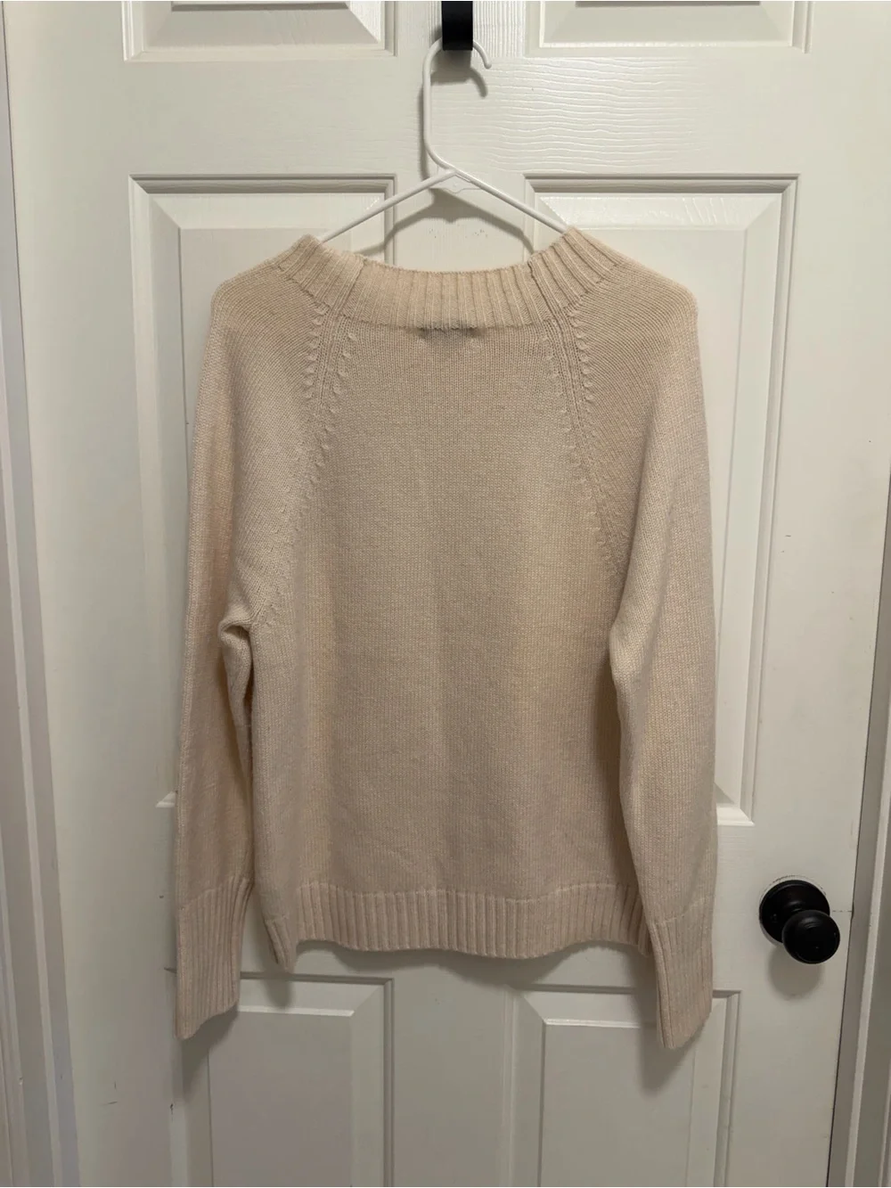 J. Crew Crewneck sweater with jeweled buttons Lambwool Blend Size Medium